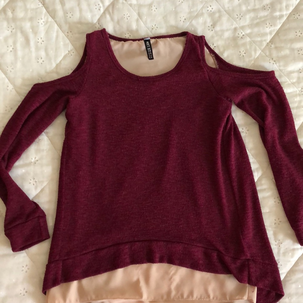 Cold Shoulder Sweater
